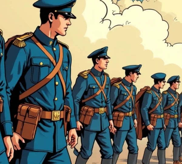 la-poursuite-des-tuniques-bleues-mele-humour-et-memoire-historique